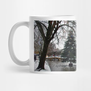 Bourton on the Water Christmas Tree Cotswolds Mug